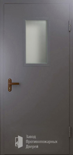 Фото двери «Техническая дверь №4 однопольная со стеклопакетом» в Чехову
