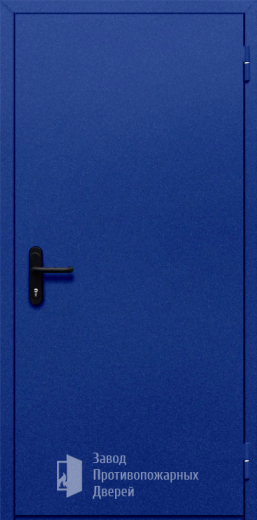 Фото двери «Однопольная глухая (синяя)» в Чехову