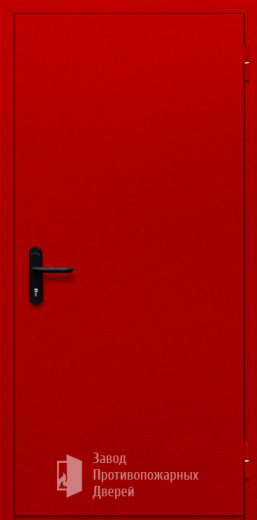 Фото двери «Однопольная глухая (красная)» в Чехову
