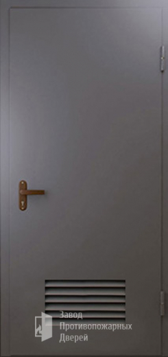 Фото двери «Техническая дверь №3 однопольная с вентиляционной решеткой» в Чехову