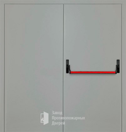 Фото двери «Двупольная глухая с антипаникой (2 створки) EI-30» в Чехову