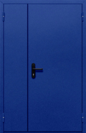 Фото двери «Полуторная глухая (синяя)» в Чехову