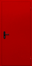 Фото двери «Однопольная глухая (красная)» в Чехову