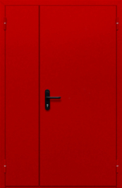 Фото двери «Полуторная глухая (красная)» в Чехову
