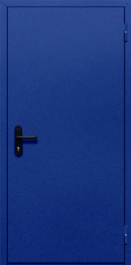 Фото двери «Однопольная глухая (синяя)» в Чехову